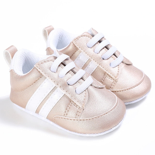 First Walker Baby Shoes Classical Sport - a-gold / 0-6 Months - a-gold / 13-18 Months - a-gold / 7-12 Months