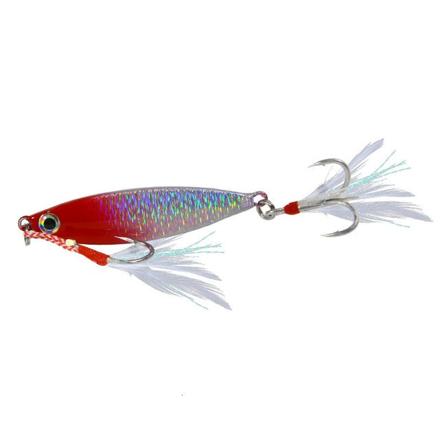 Metal Jigs / Holographic - Red head / 7g - Red head / 10g - Red head / 15g - Red head / 20g - Red head / 30g