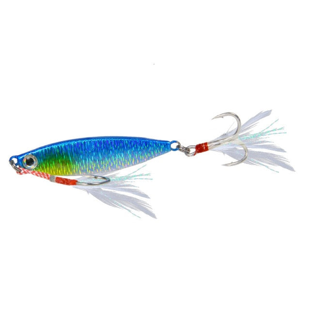 Metal Jigs / Holographic - blue / 7g - blue / 10g - blue / 15g - blue / 20g - blue / 30g