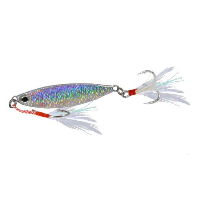 Metal Jigs / Holographic - silver / 7g - silver / 10g - silver / 15g - silver / 20g - silver / 30g