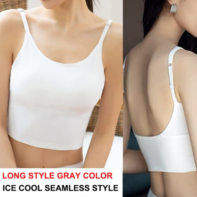 Tank Crop Top - Seamless White / for 40-65kg / China - Seamless White / for 40-65kg / Russian Federation