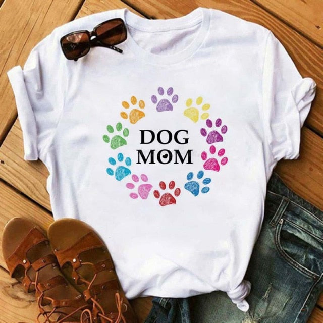 Dog Paws T-Shirt (Variety Selection) - BT5102 / XL - BT5102 / XXL - BT5102 / M - BT5102 / L - BT5102 / S