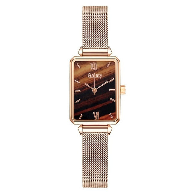 Gaiety Women Fashion Quartz Watch with Bracelet - 1pc Mesh Watch 2