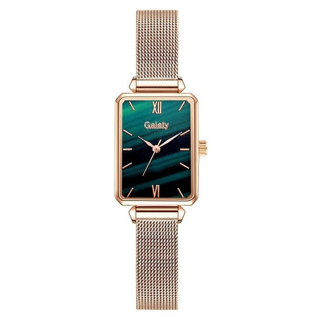 Gaiety Women Fashion Quartz Watch with Bracelet - 1pc Mesh Watch 3