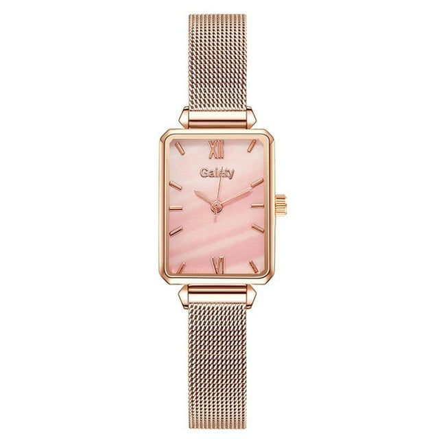 Gaiety Women Fashion Quartz Watch with Bracelet - 1pc Mesh Watch 4