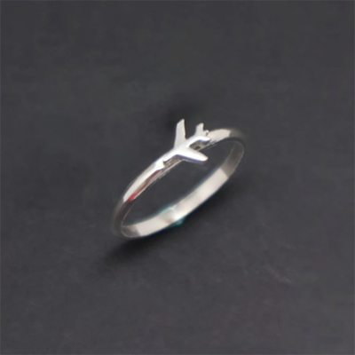 Airplane Couple Ring Set - 8 / Women - 7 / Women - 10 / Women - 9 / Women - 6 / Women - 5 / Women - 11 / Women