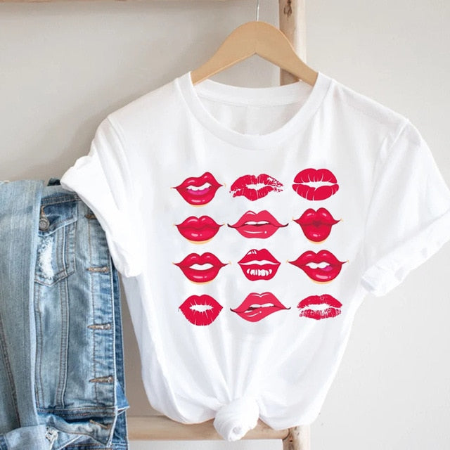 Variety Selection Valentine's Day Heart T-shirt