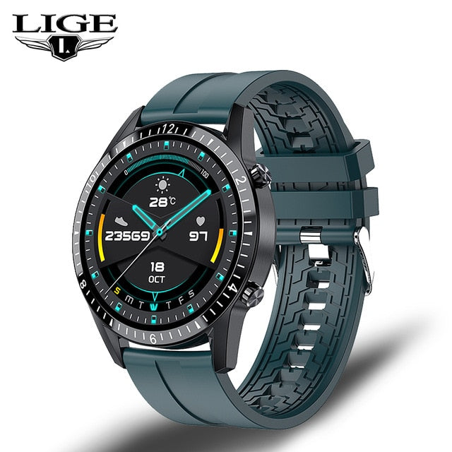 LIGE Smart Watch - Blue / China