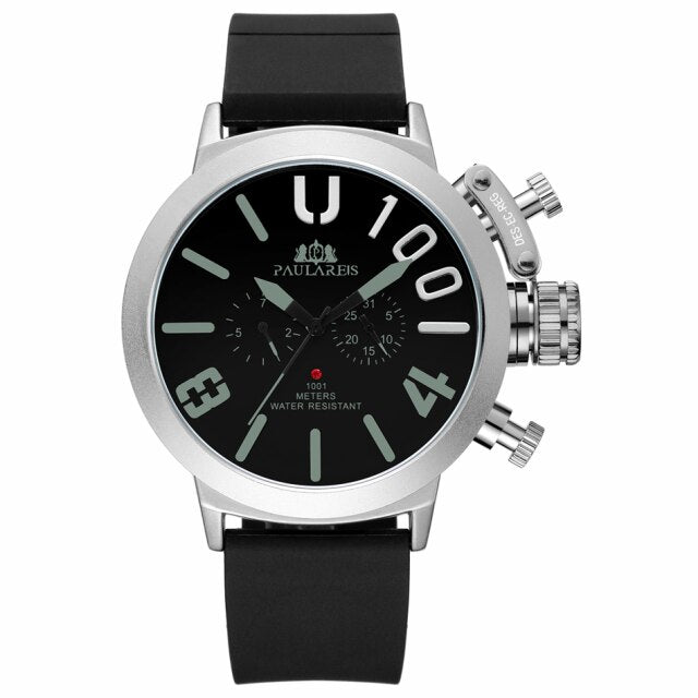 Paulareis Automatic Self Wind Watch - Silver Grey