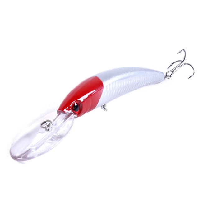 HENGJIA 1pcs Deep Diving Wobblers Minnow - 4