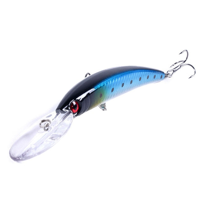 HENGJIA 1pcs Deep Diving Wobblers Minnow - 5