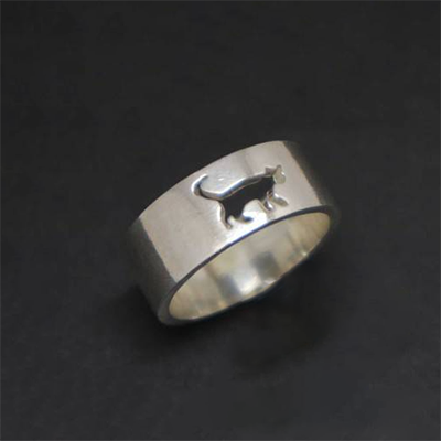 Airplane Couple Ring Set