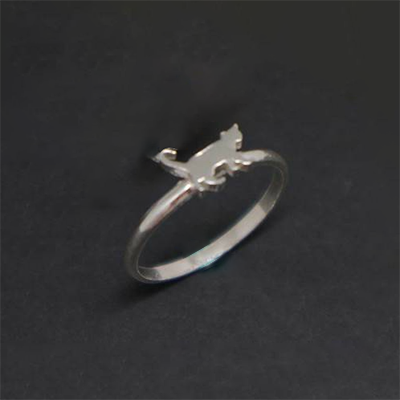 Airplane Couple Ring Set