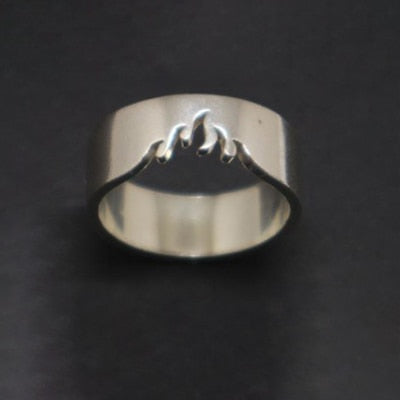 Airplane Couple Ring Set