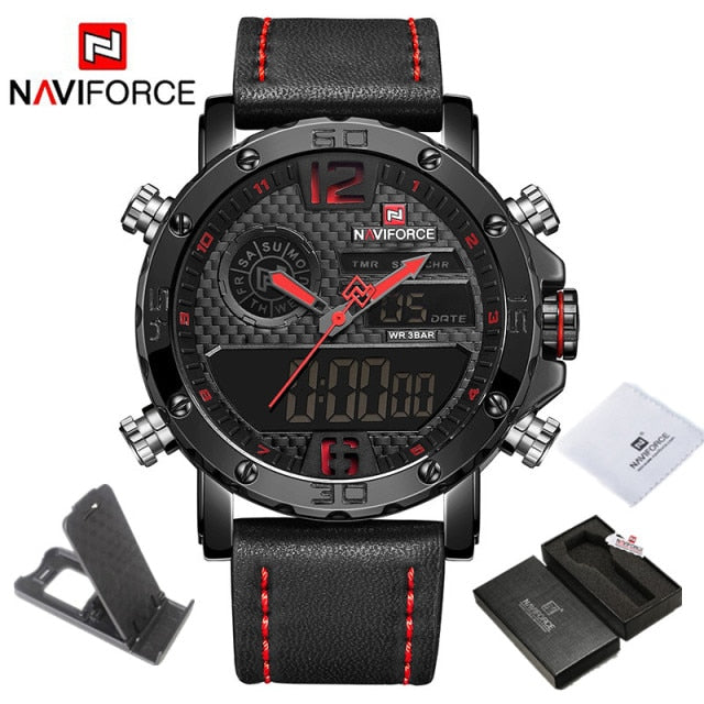 Mens NAVIFORCE Luxury Sports Watch - BRB BOX / China