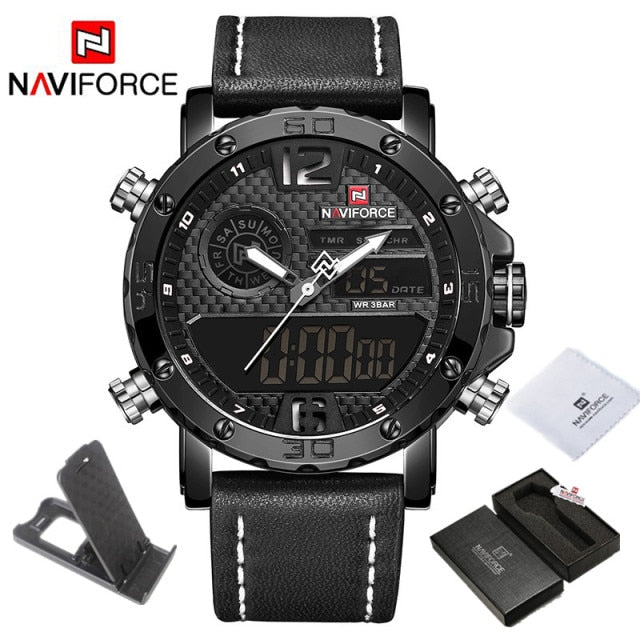 Mens NAVIFORCE Luxury Sports Watch - BWB BOX / China