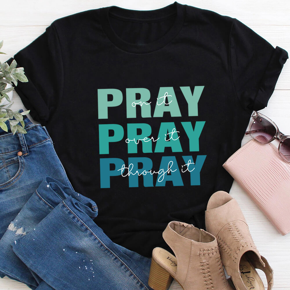 Pray Christian Printed Women’s Tshirt