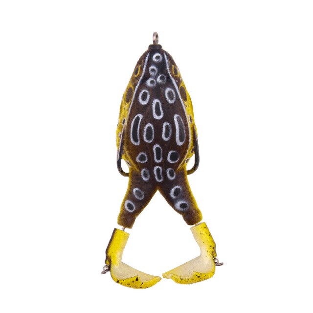 New Top Water Soft Lure Frog - Yellow-brown