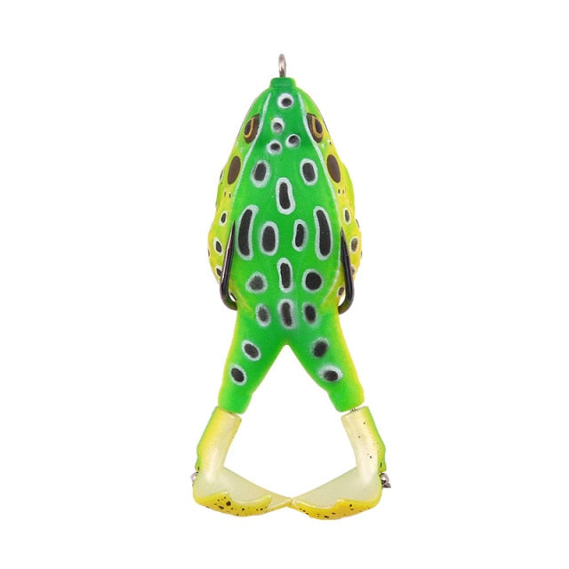 New Top Water Soft Lure Frog - Green