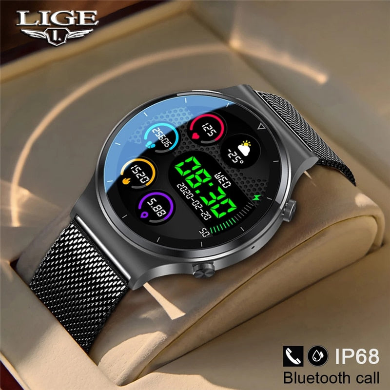 LIGE New Smart Watch with Heart Rate & Blood Pressure