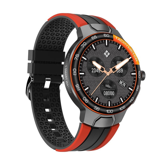 Smart Watch IP68 Waterproof Bluetooth with Exercise Modes - Orange