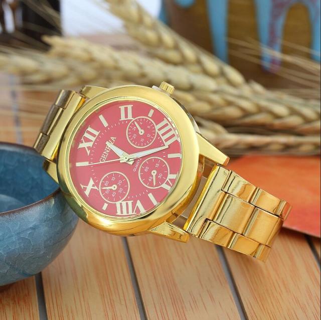 2021 New Gold Geneva Casual Quartz Watch