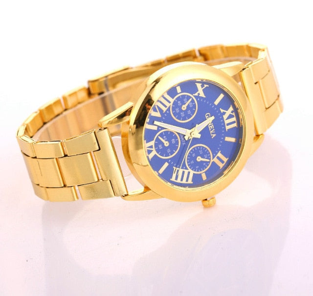 2021 New Gold Geneva Casual Quartz Watch