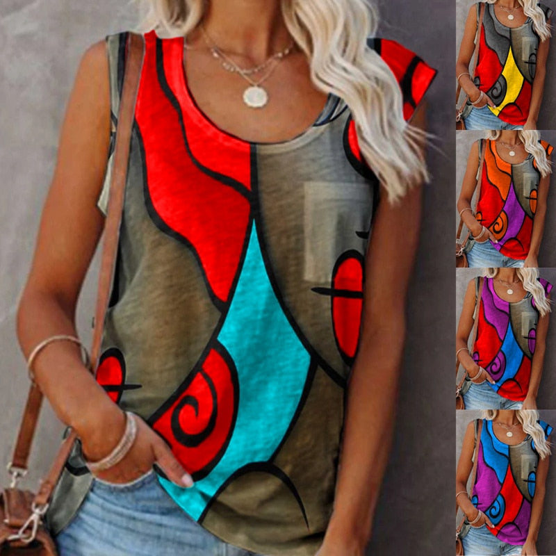 Vintage Women’s Sleeveless T Shirt / Tops