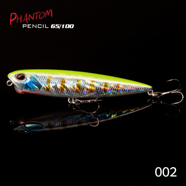 Hunthouse Pencil Lure Topwater - 002 / 65mm 5.5g - 002 / 100mm 14.5g