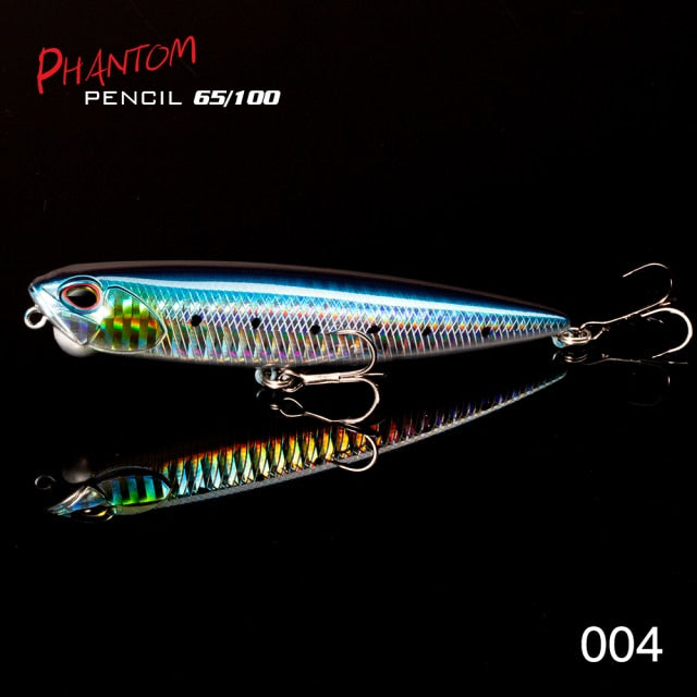 Hunthouse Pencil Lure Topwater - 004 / 65mm 5.5g - 004 / 100mm 14.5g