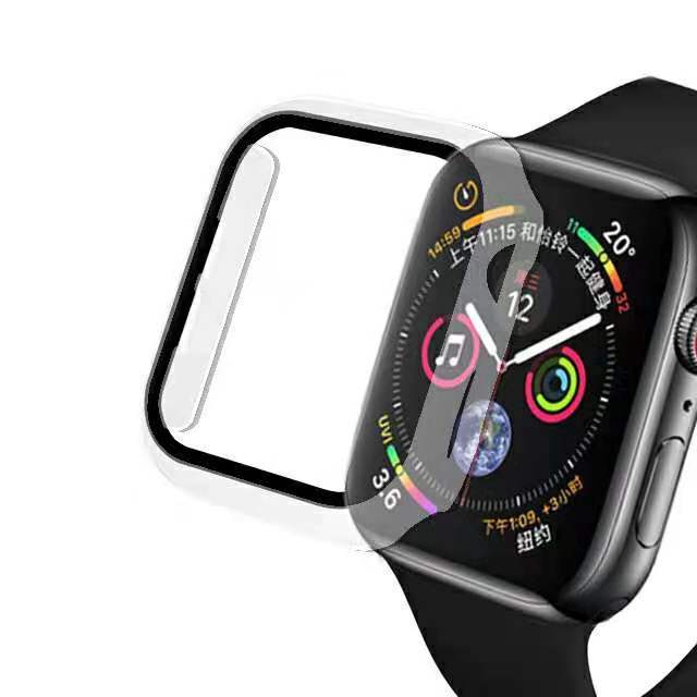 Glass+case For Apple Watch - Full transparency / Series 123 42MM - Full transparency / Series 4 5 6  44MM - Full transparency / Series 123 38MM - Full transparency / Series 4 5 6 40MM