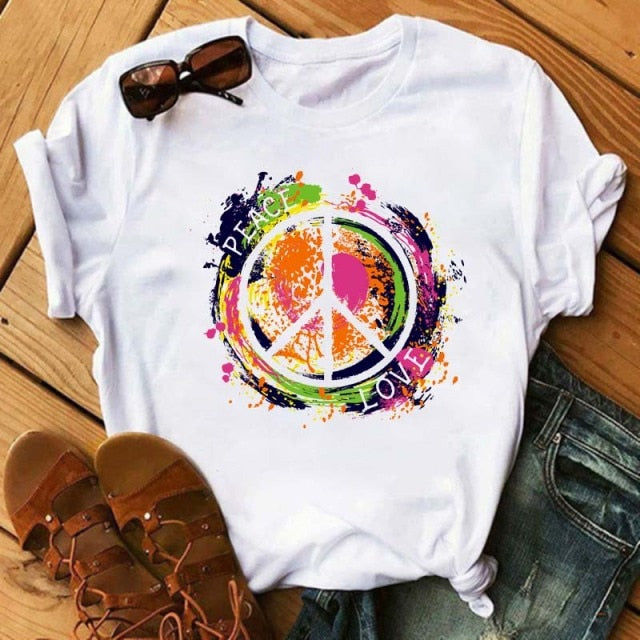 Peace Love T Shirt