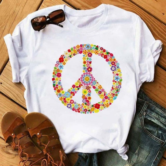 Peace Love T Shirt