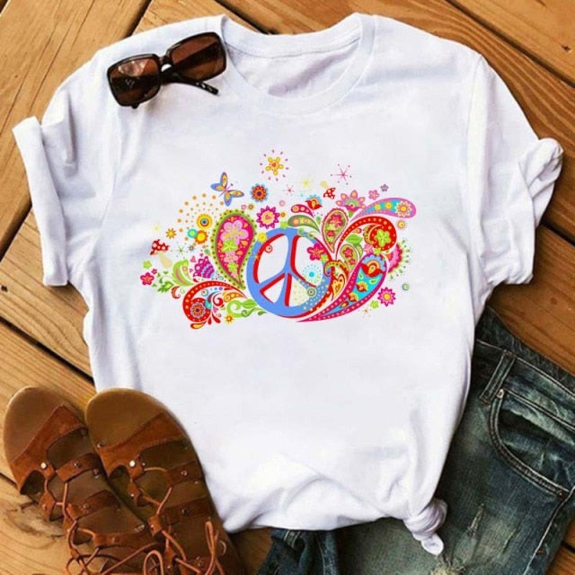 Peace Love T Shirt