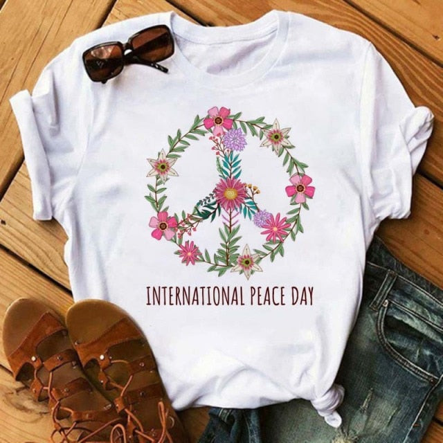 Peace Love T Shirt