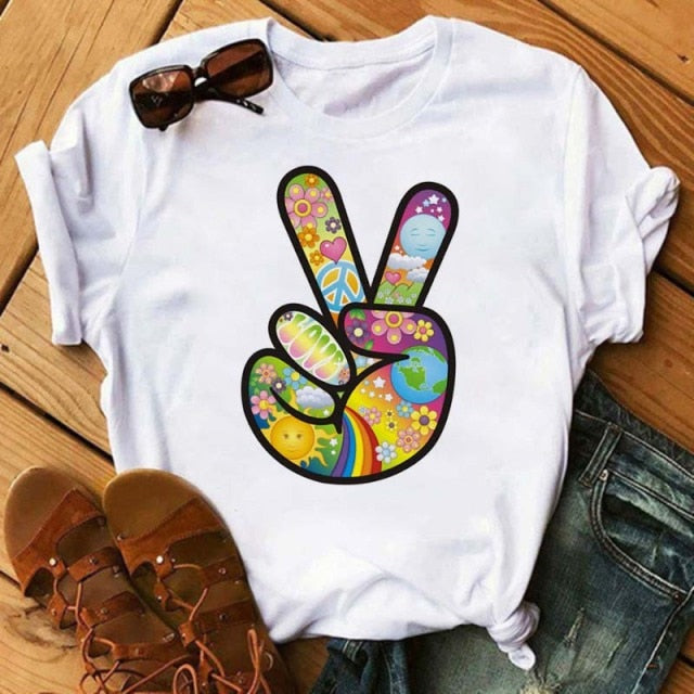 Peace Love T Shirt