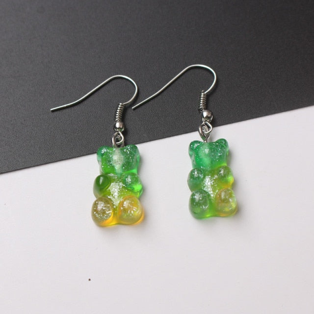 Polychromatic Bear Earrings - ES3982