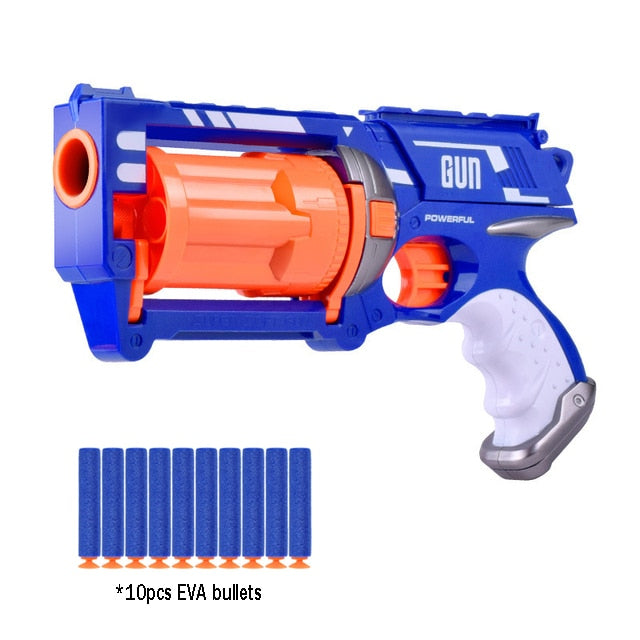 Toy Gun 6.5cm for Nerf Darts - 10Bullets-Manual