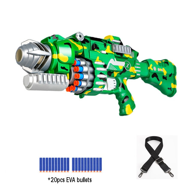 Toy Gun 6.5cm for Nerf Darts - 20Bullets-Camouflage