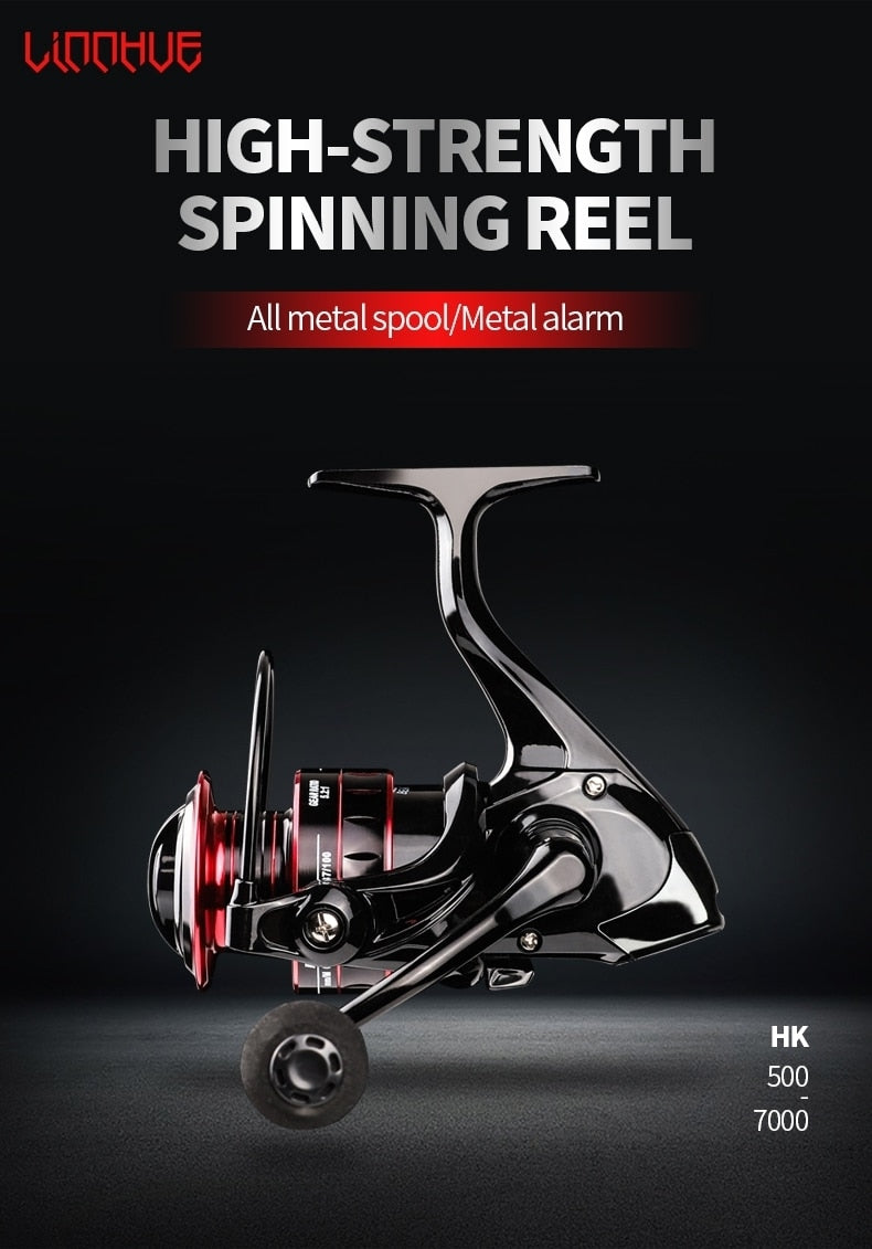 LINNHUE Fishing Reel 5.2:1 High Speed