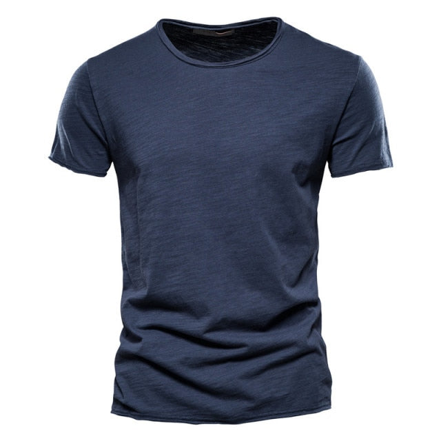 Brand Quality 100% Cotton Men T-shirt V-Neck - F038-O-Navy / Size XXL 80 to 90 kg - F038-O-Navy / Size XL 72 to 80 kg - F038-O-Navy / Size S 45 to 55 kg - F038-O-Navy / Size L 65 to 72 kg - F038-O-Navy / Size M 55 to 65 kg