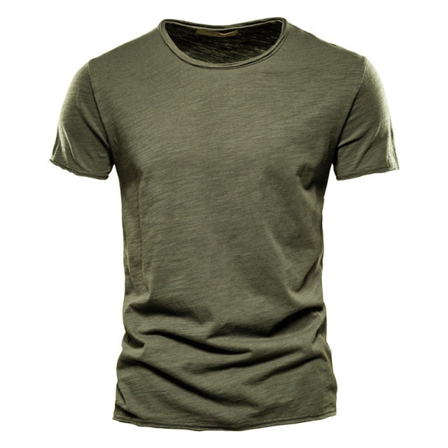 Brand Quality 100% Cotton Men T-shirt V-Neck - F038-O-ArmyGreen / Size M 55 to 65 kg - F038-O-ArmyGreen / Size S 45 to 55 kg - F038-O-ArmyGreen / Size XL 72 to 80 kg - F038-O-ArmyGreen / Size L 65 to 72 kg - F038-O-ArmyGreen / Size XXL 80 to 90 kg