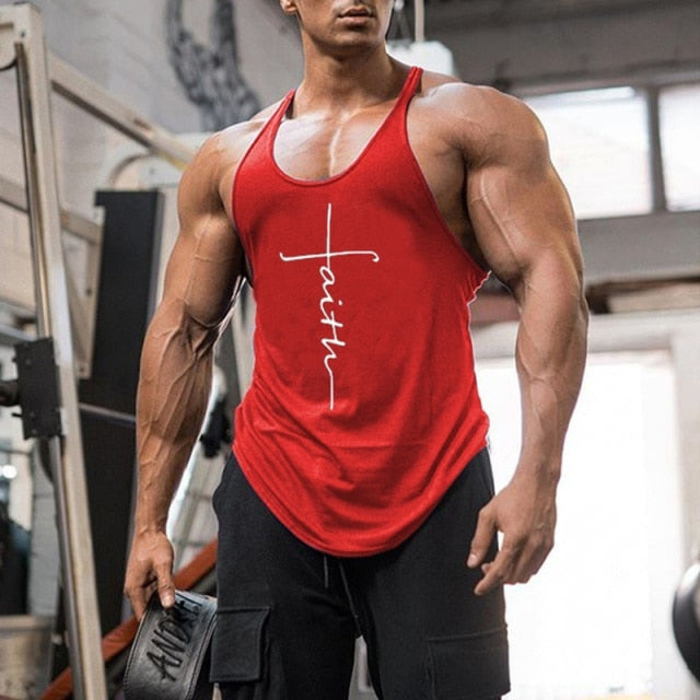 Tank Top Fitness Clothing - D5V171RD / M - D5V171RD / L - D5V171RD / XL - D5V171RD / XXL - D5V171RD / S - D5V171RD / XXXL - D5V171RD / 4XL - D5V171RD / 5XL