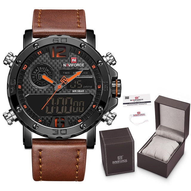 Mens NAVIFORCE Luxury Sports Watch - BOLBN-BOX-A / China