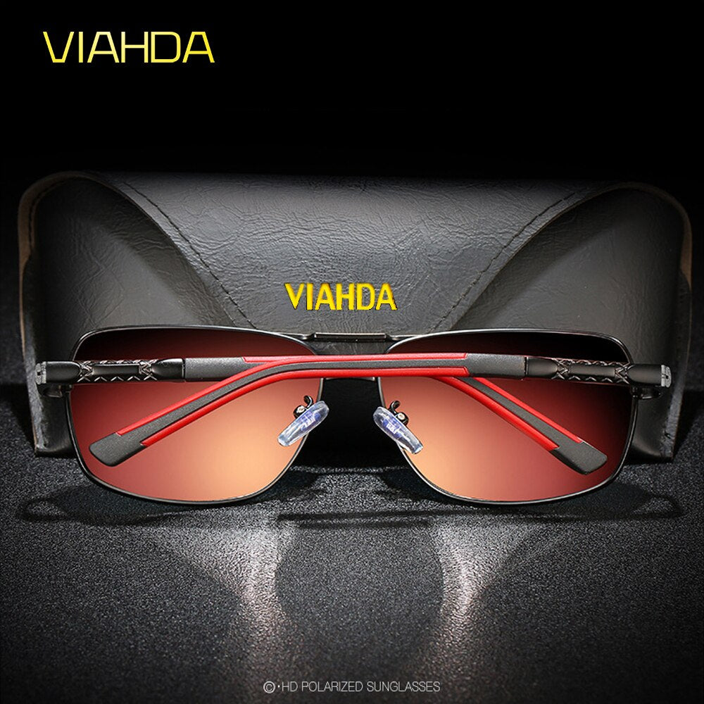 VIAHDA Men's Polarized Mirror Sunglasses