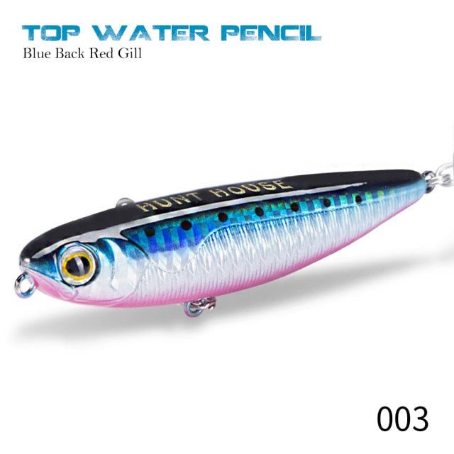 Hunthosue Topwater Pencil Lure - 003 / 90mm - 003 / 60mm