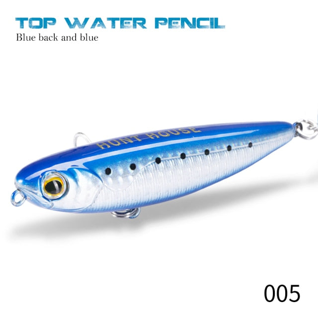 Hunthosue Topwater Pencil Lure - 005 / 90mm - 005 / 60mm