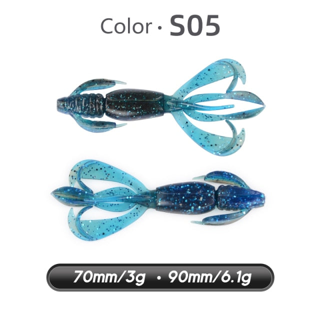 Crazy Flapper Soft Lure - S05 / 70mm 10pcs - S05 / 90mm 10pcs