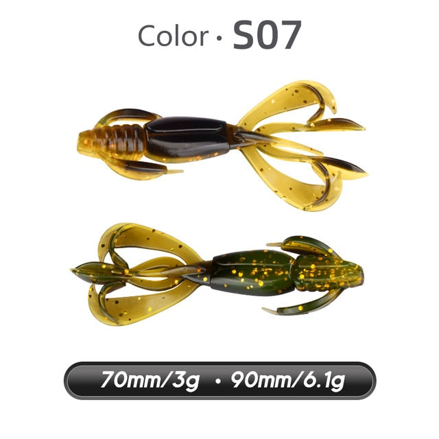 Crazy Flapper Soft Lure - S07 / 70mm 10pcs - S07 / 90mm 10pcs