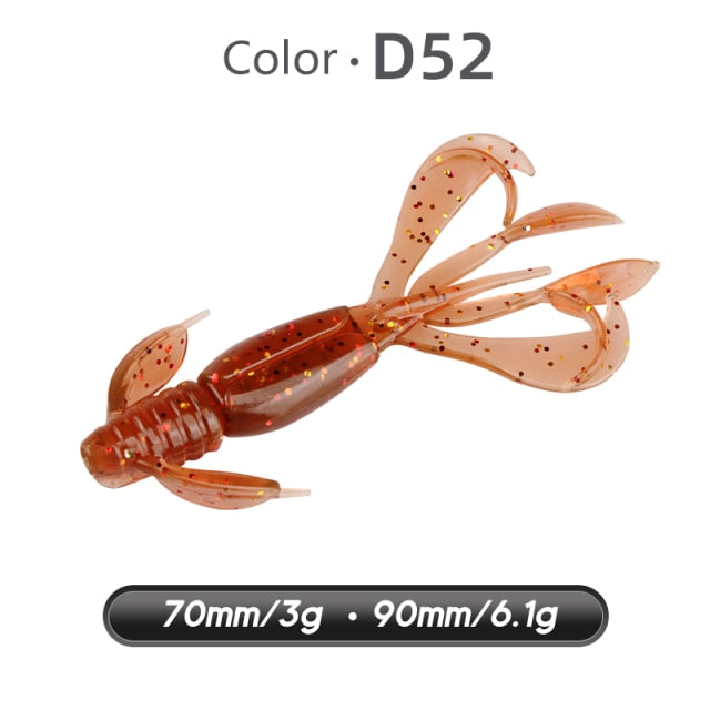 Crazy Flapper Soft Lure - D52 / 70mm 10pcs - D52 / 90mm 10pcs